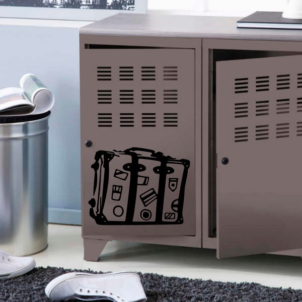 Exemple de stickers muraux: Valise